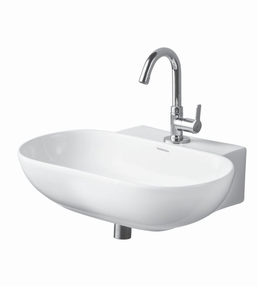 ALDO V-3007 Wall Hung Basin | Wall Mounted Basin | Gloss