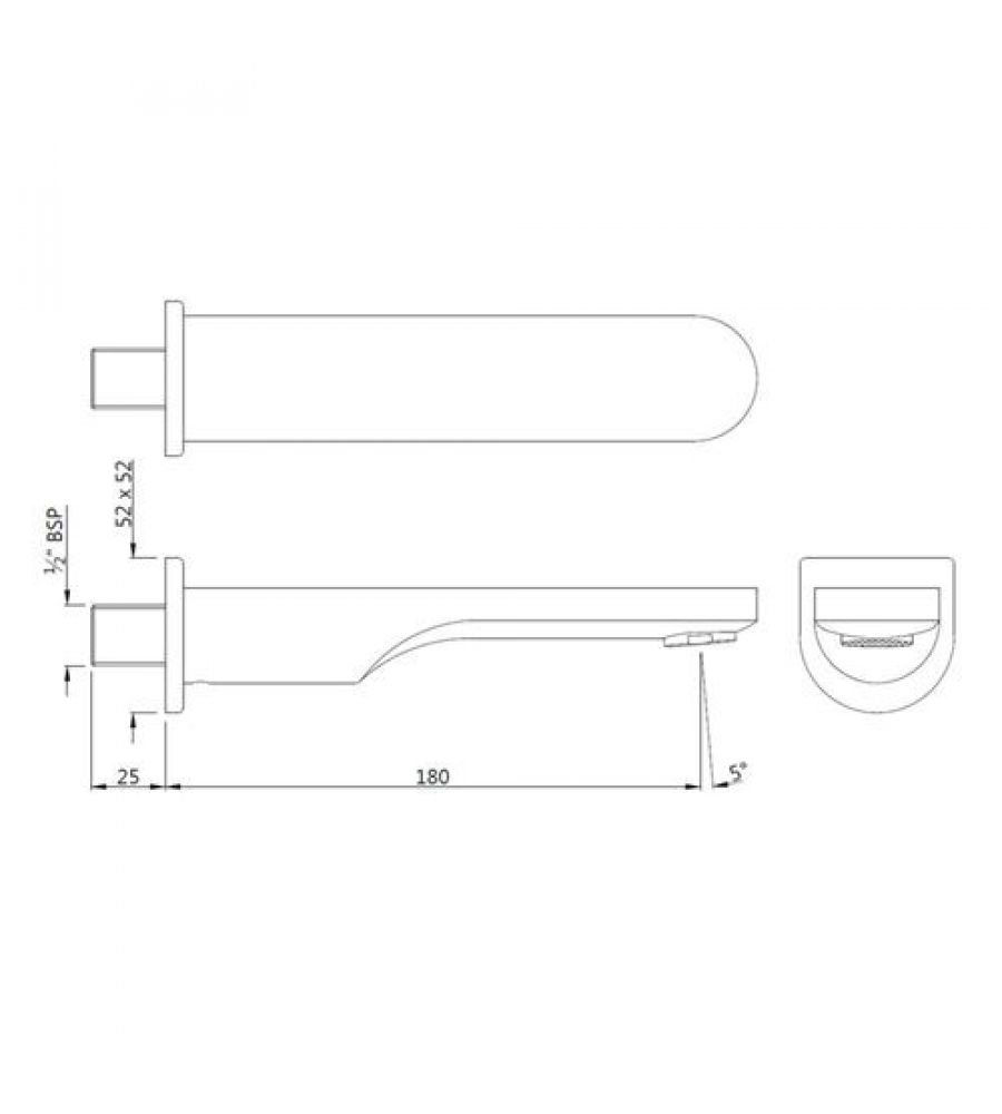 Ornamix Prime Bath Tub Spout|SPJ-10429PM|