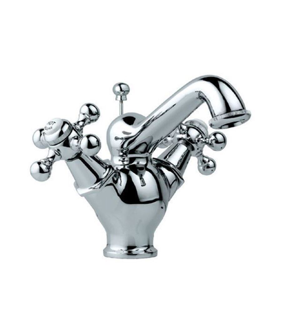 Basin Mixer | QQT-7169B | Central Hole | with Regular Spout | with Popup Waste System|