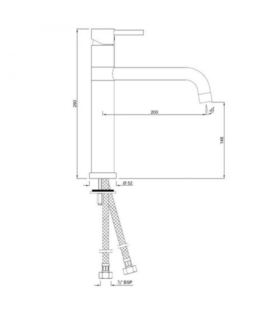 Single Lever Sink Mixer | FLR-5007B |
