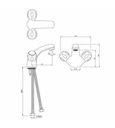 Central Hole Basin Mixer | CQT-23167B |