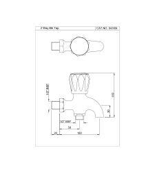 2 Way Bib Cock |CON-041KN|