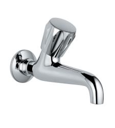 Long Body Bib Cock with Wall Flange|CON-CHR-107KN