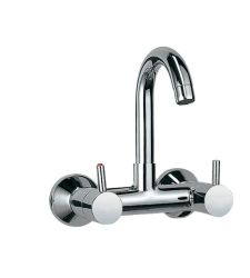 Sink Mixer | FLR-5309N|  with Connecting Legs & Wall Flanges