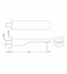 Ornamix Prime Bath Tub Spout|SPJ-10429PM|