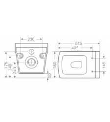 SERBIA GS/WH/3028 Wall Hung | Slim UF