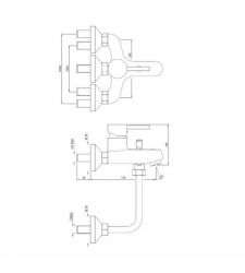 Single Lever Wall Mixer | FLR-5143 |