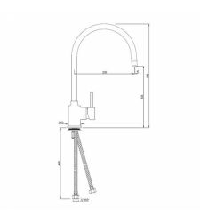 Sink Cock | FLR-5179B  Swinging Spout |Chorme