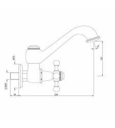 Sink Cock| QQT-7347|