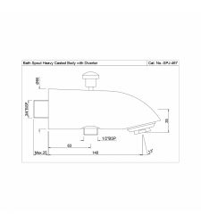Bath Tub Spout Heavy Casted Body | SPJ-467 |