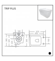 TRIP PLUS GG/WH/55011UF Wall Hung / Slim UF