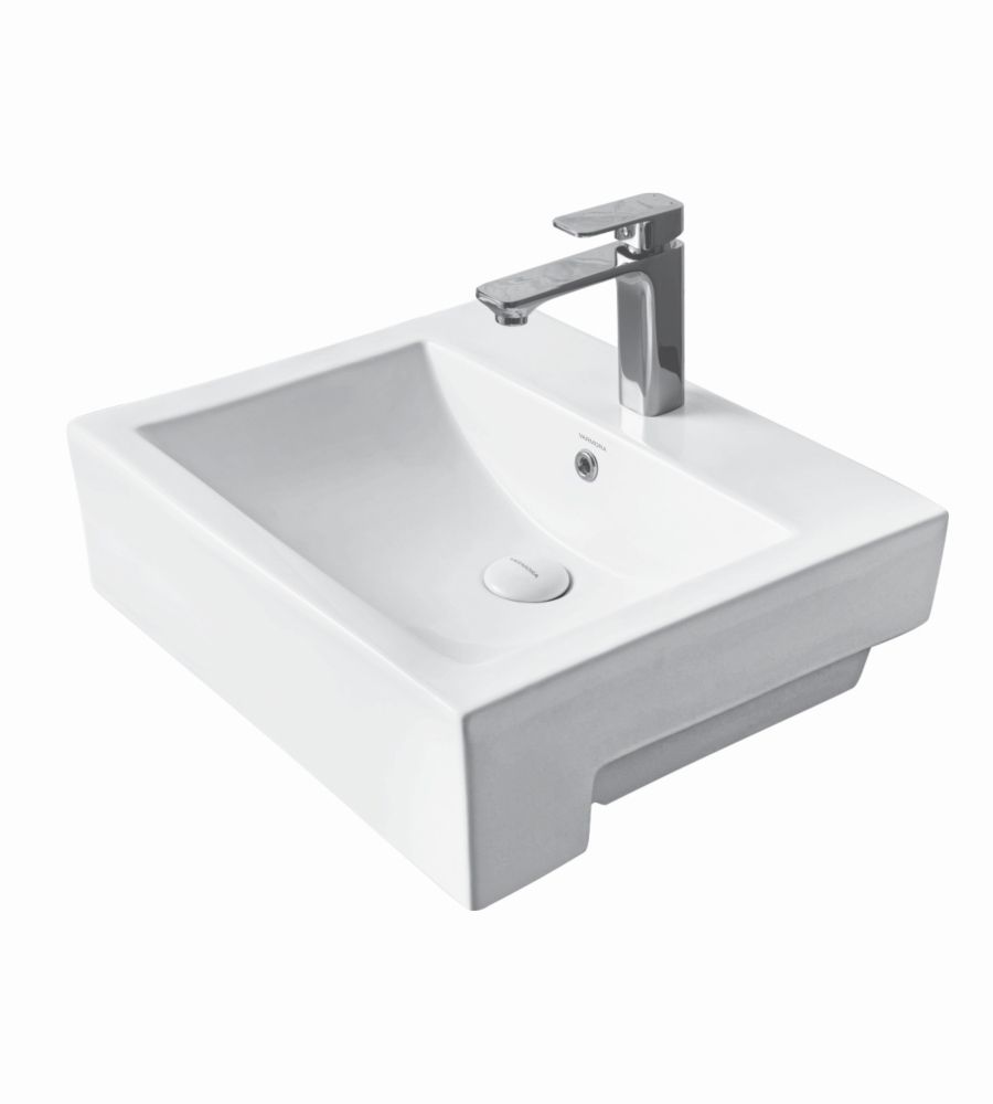 VENTO V-5001 | SEMI RECESSED BASIN | GLOSS