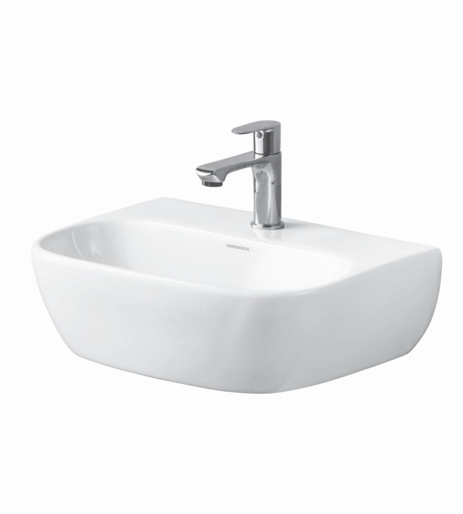 ZITA V-3002 | WALL HUNG BASIN | GLOSS | WALL MOUNTED